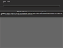 Tablet Screenshot of pdo.com